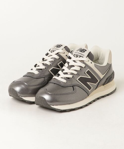 NEW BALANCE(ニューバランス)の「574(スニーカー・レディース・シルバー系その他/シルバー・22.0cm/24.5cm/23.5cm/23.0cm/25.5cm/22.5cm/25.0cm/24.0cm)」の4枚目の写真