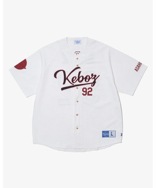KEBOZ(ケボズ)の「ICON CLASSIC BASEBALL JERSEY(シャツ/ブラウス・メンズ・ホワイト/ブラック/オリーブ・M/L/XL)」の2枚目の写真