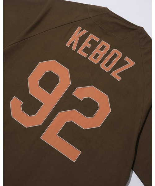 KEBOZ(ケボズ)の「ICON CLASSIC BASEBALL JERSEY(シャツ/ブラウス・メンズ・ホワイト/ブラック/オリーブ・M/L/XL)」の12枚目の写真