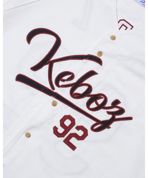 KEBOZ(ケボズ)の「ICON CLASSIC BASEBALL JERSEY(シャツ/ブラウス・メンズ・ホワイト/ブラック/オリーブ・M/L/XL)」の11枚目の写真