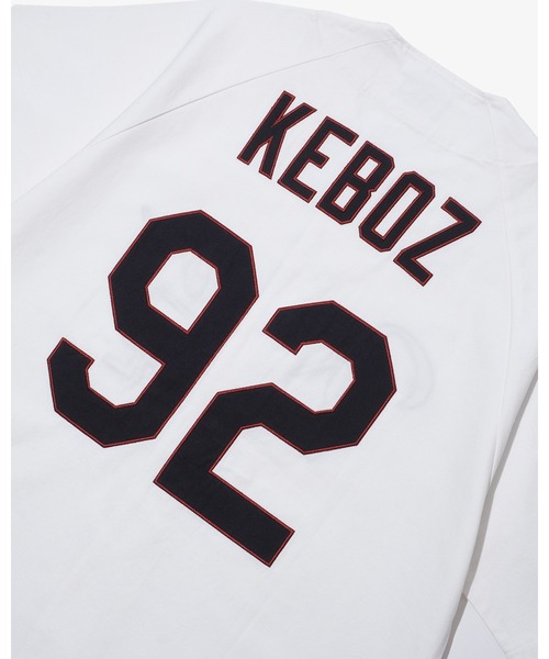 KEBOZ(ケボズ)の「ICON CLASSIC BASEBALL JERSEY(シャツ/ブラウス・メンズ・ホワイト/ブラック/オリーブ・M/L/XL)」の6枚目の写真