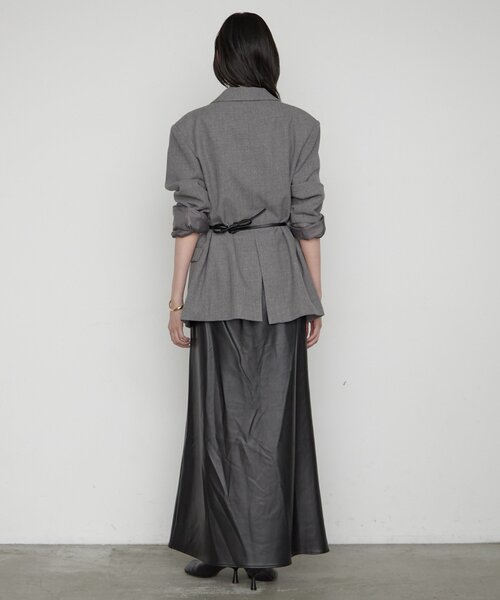 LOUNGEDRESS(ラウンジドレス)の「【MLB/メジャーリーグベースボール】ロゴジャケット 秋服(テーラードジャケット・レディース・ブラウン/ネイビー/グレー・FREE)」の11枚目の写真
