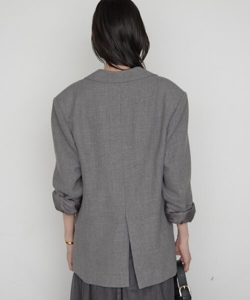 LOUNGEDRESS(ラウンジドレス)の「【MLB/メジャーリーグベースボール】ロゴジャケット 秋服(テーラードジャケット・レディース・ブラウン/ネイビー/グレー・FREE)」の16枚目の写真