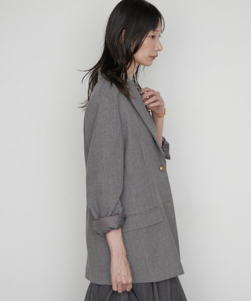 LOUNGEDRESS(ラウンジドレス)の「【MLB/メジャーリーグベースボール】ロゴジャケット 秋服(テーラードジャケット・レディース・ブラウン/ネイビー/グレー・FREE)」の17枚目の写真