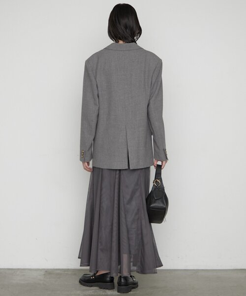 LOUNGEDRESS(ラウンジドレス)の「【MLB/メジャーリーグベースボール】ロゴジャケット 秋服(テーラードジャケット・レディース・ブラウン/ネイビー/グレー・FREE)」の21枚目の写真