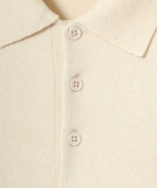 U.S. POLO ASSN.(ユーエスポロアッスン)の「U.S. POLO ASSN./ユーエスポロアッスン ミドルゲージニット ロゴ ワンポイント刺繍 ポロ セーター/レディース メンズ(ニット/セーター・メンズ・ネイビー/ブラック/モカ/グレー/アイボリー・M/L/LL)」の19枚目の写真