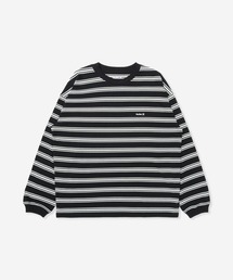【Hurley:ハーレー】オリジナルボーダーロングTシャツ オーバーサイズ ONE AND ONLY BORDER OVERSIZED LONG SLEEVE TEE