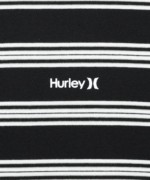 Hurley (ハーレー)の「【Hurley:ハーレー】オリジナルボーダーロングTシャツ オーバーサイズ ONE AND ONLY BORDER OVERSIZED LONG SLEEVE TEE(Tシャツ/カットソー・メンズ・ブラック/ホワイト・MEDIUM/SMALL/X-LARGE/LARGE)」の8枚目の写真