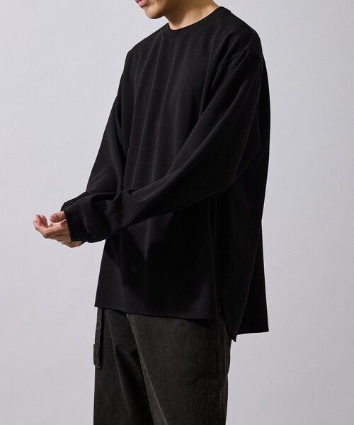 le cercle ADAM ET ROPE'（ルセルクルアダムエロペ）の「ポンチドロップショルダーTOP（Tシャツ/カットソー・メンズ・オレンジ/ブラック/ベージュ・L/M/LL）」の8枚目の写真