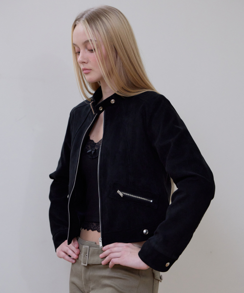 ROSEFRANTZ（ロゼフランツ）の「Suede Racer Jacket [Black]（その他アウター・レディース・ブラック・OS）」の10枚目の写真