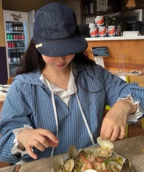 FAVORITO（ファヴォリート）の「フード付きチェック柄シャツ（その他トップス・レディース・ブラック/ブルー/グリーン・F）」の15枚目の写真