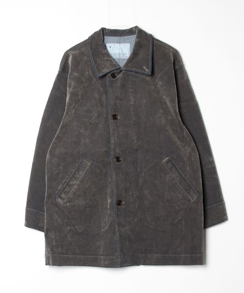 VOAAOV(ヴォアーブ)の「【VOAAOV】OLD TRAIN DENIM Coverall Jacket(その他アウター・メンズ・オリーブ/ブラウン/ブラック・2)」の3枚目の写真