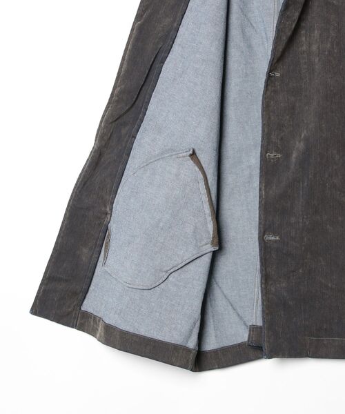 VOAAOV(ヴォアーブ)の「【VOAAOV】OLD TRAIN DENIM Coverall Jacket(その他アウター・メンズ・オリーブ/ブラウン/ブラック・2)」の5枚目の写真
