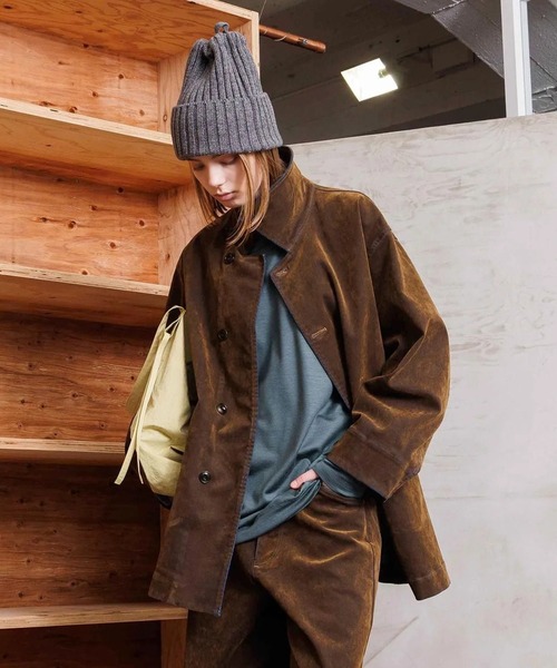 VOAAOV(ヴォアーブ)の「【VOAAOV】OLD TRAIN DENIM Coverall Jacket(その他アウター・メンズ・オリーブ/ブラウン/ブラック・2)」の6枚目の写真
