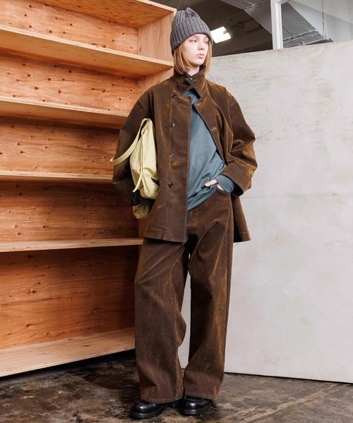 VOAAOV(ヴォアーブ)の「【VOAAOV】OLD TRAIN DENIM Coverall Jacket(その他アウター・メンズ・オリーブ/ブラウン/ブラック・2)」の10枚目の写真