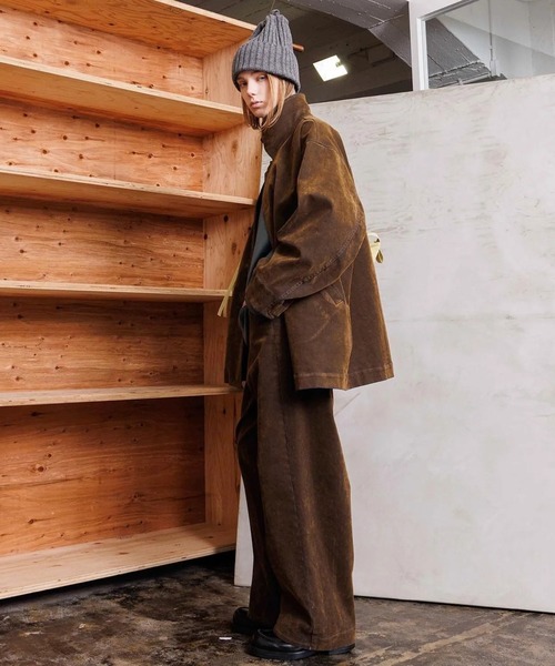VOAAOV(ヴォアーブ)の「【VOAAOV】OLD TRAIN DENIM Coverall Jacket(その他アウター・メンズ・オリーブ/ブラウン/ブラック・2)」の12枚目の写真