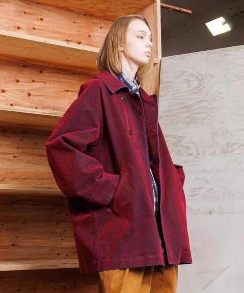 VOAAOV(ヴォアーブ)の「【VOAAOV】OLD TRAIN DENIM Coverall Jacket(その他アウター・メンズ・オリーブ/ブラウン/ブラック・2)」の13枚目の写真