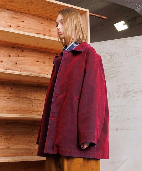 VOAAOV(ヴォアーブ)の「【VOAAOV】OLD TRAIN DENIM Coverall Jacket(その他アウター・メンズ・オリーブ/ブラウン/ブラック・2)」の15枚目の写真