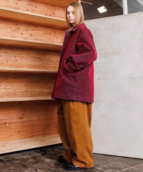 VOAAOV(ヴォアーブ)の「【VOAAOV】OLD TRAIN DENIM Coverall Jacket(その他アウター・メンズ・オリーブ/ブラウン/ブラック・2)」の18枚目の写真