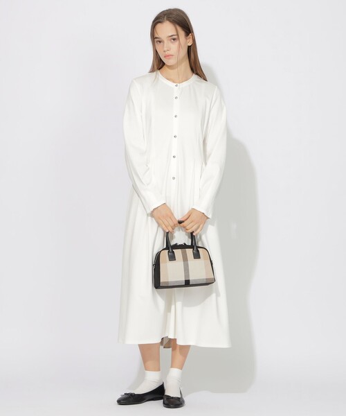 CB CRESTBRIDGE(シービークレストブリッジ)の「クレストブリッジチェックミニボストン(ショルダーバッグ・レディース・ブルー系その他7/ライトベージュ・FREE)」の9枚目の写真