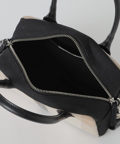 CB CRESTBRIDGE(シービークレストブリッジ)の「クレストブリッジチェックミニボストン(ショルダーバッグ・レディース・ブルー系その他7/ライトベージュ・FREE)」の3枚目の写真