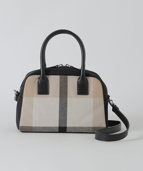 CB CRESTBRIDGE(シービークレストブリッジ)の「クレストブリッジチェックミニボストン(ショルダーバッグ・レディース・ブルー系その他7/ライトベージュ・FREE)」の5枚目の写真