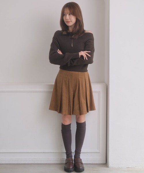 NOELA(ノエラ)の「プリーツショートパンツ(その他パンツ・レディース・ブラウン/グレー・M/S)」の7枚目の写真