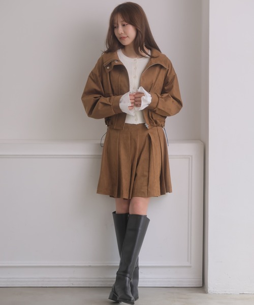 NOELA(ノエラ)の「プリーツショートパンツ(その他パンツ・レディース・ブラウン/グレー・M/S)」の8枚目の写真