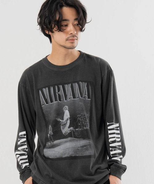 NIRVANA(ニルヴァーナ)の「JOHNBULL-NIRVANA LSTEE(Tシャツ/カットソー・メンズ・ブラック系3/ブラック系2/ホワイト/ホワイト系3/ブラック/ホワイト系2・M/L)」の5枚目の写真