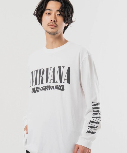 NIRVANA(ニルヴァーナ)の「JOHNBULL-NIRVANA LSTEE(Tシャツ/カットソー・メンズ・ブラック系3/ブラック系2/ホワイト/ホワイト系3/ブラック/ホワイト系2・M/L)」の2枚目の写真