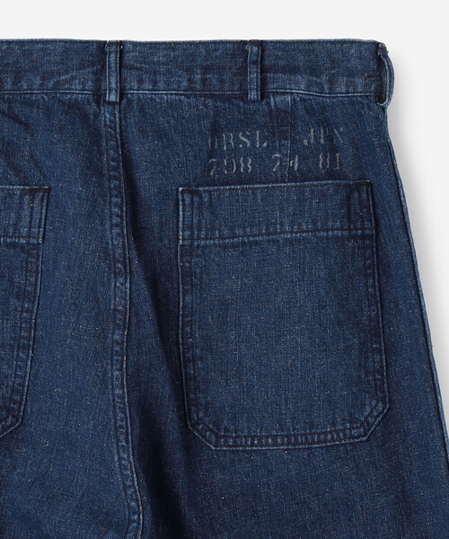 orSlow（オアスロウ）の「orSlow | U.S NAVY WOMEN’S DENIM FLARE PANTS WOMEN（デニムパンツ・レディース・ブルー系その他・2/1）」の7枚目の写真