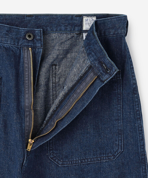 orSlow（オアスロウ）の「orSlow | U.S NAVY WOMEN’S DENIM FLARE PANTS WOMEN（デニムパンツ・レディース・ブルー系その他・2/1）」の8枚目の写真
