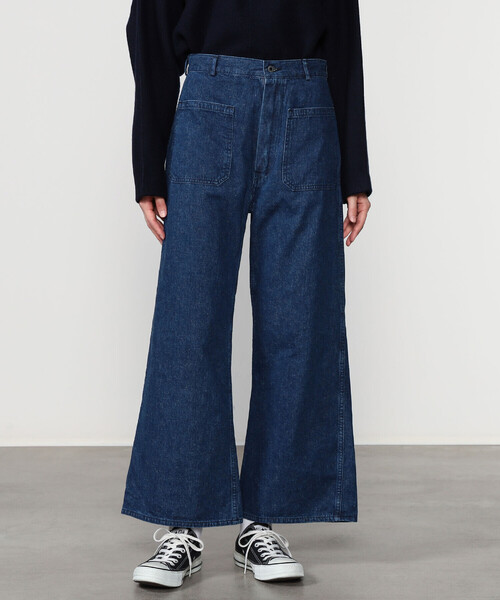 orSlow（オアスロウ）の「orSlow | U.S NAVY WOMEN’S DENIM FLARE PANTS WOMEN（デニムパンツ・レディース・ブルー系その他・2/1）」の14枚目の写真