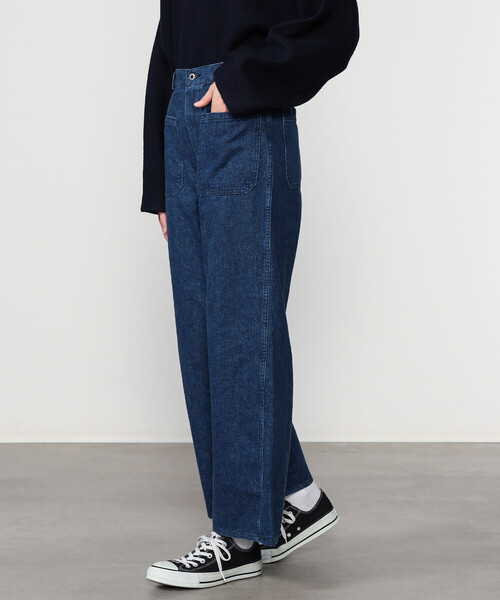 orSlow（オアスロウ）の「orSlow | U.S NAVY WOMEN’S DENIM FLARE PANTS WOMEN（デニムパンツ・レディース・ブルー系その他・2/1）」の15枚目の写真