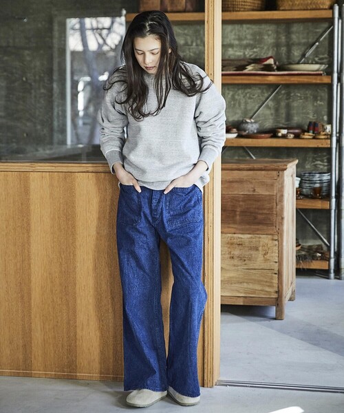 orSlow（オアスロウ）の「orSlow | U.S NAVY WOMEN’S DENIM FLARE PANTS WOMEN（デニムパンツ・レディース・ブルー系その他・2/1）」の20枚目の写真