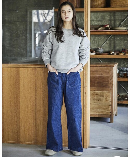 orSlow（オアスロウ）の「orSlow | U.S NAVY WOMEN’S DENIM FLARE PANTS WOMEN（デニムパンツ・レディース・ブルー系その他・2/1）」の21枚目の写真