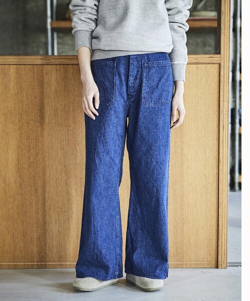 orSlow（オアスロウ）の「orSlow | U.S NAVY WOMEN’S DENIM FLARE PANTS WOMEN（デニムパンツ・レディース・ブルー系その他・2/1）」の22枚目の写真