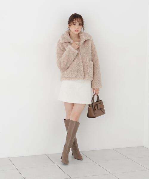 PROPORTION BODY DRESSING(プロポーションボディドレッシング)の「台形ミニスカート / 1216220101(スカート・レディース・ダークグレー/ブラック系その他/ホワイト系その他・SMALL/MEDIUM)」の19枚目の写真