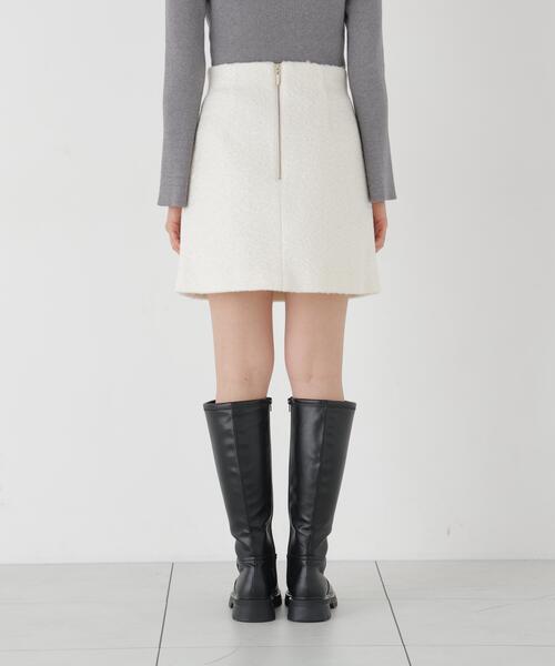 PROPORTION BODY DRESSING(プロポーションボディドレッシング)の「台形ミニスカート / 1216220101(スカート・レディース・ダークグレー/ブラック系その他/ホワイト系その他・SMALL/MEDIUM)」の22枚目の写真
