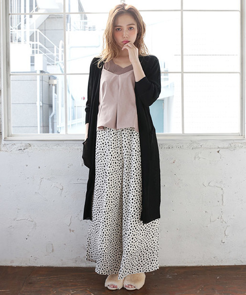 ボトムス 1223 セール】太ベルトワイドパンツ（その他パンツ）｜one after another