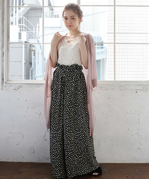 one after another NICE CLAUP（ワンアフターアナザーナイスクラップ）の「太ベルトワイドパンツ（その他パンツ・レディース・ブラック/ピンクベージュ/ワンウォッシュ/ホワイト/ブラウン・FREE）」の18枚目の写真