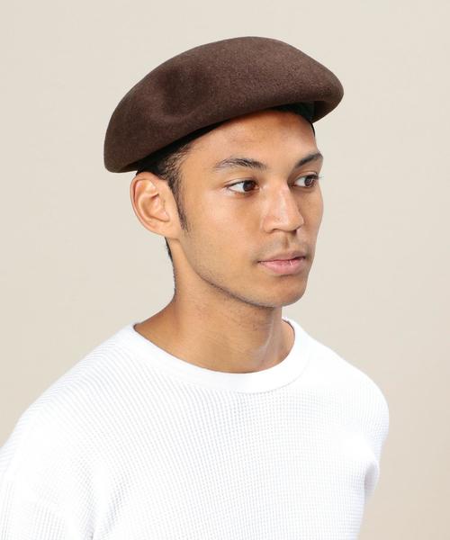 BEAUTY&YOUTH UNITED ARROWS（ビューティーアンドユースユナイテッドアローズ）の「BY バスク ベレー帽◆（ハンチング/ベレー帽・メンズ・ブラック/ライトグレー/ダークブラウン/ネイビー・FREE）」の9枚目の写真