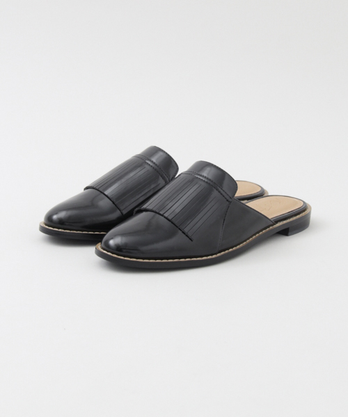 KBF+（ケービーエフプラス）の「KBF+ フリンジバックレスシューズ（その他シューズ・レディース・ブラウン/ブラック・38/36/37）」の9枚目の写真