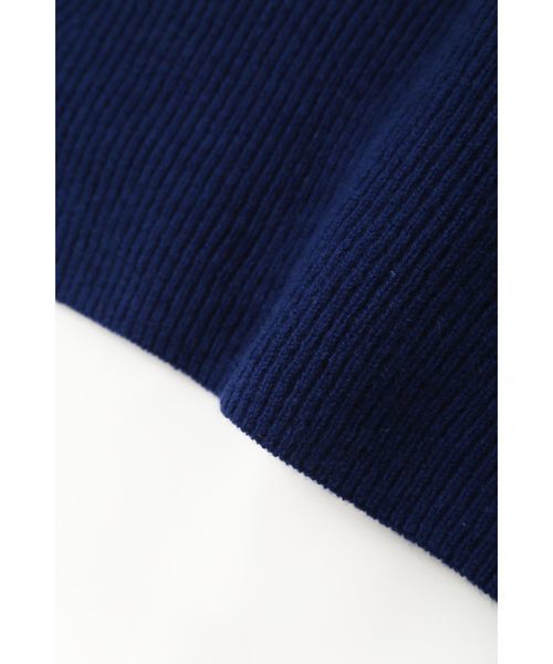 22 OCTOBRE（ヴァンドゥ－オクトーブル）の「【Oggi 12月号掲載】チュニック丈ニットセット（ニット/セーター・レディース・ネイビー/ホワイト/ピンク/グレー/ブルー・2）」の13枚目の写真