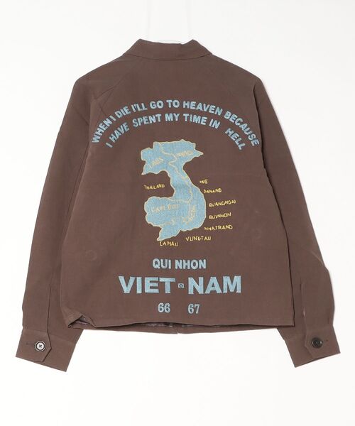 ALDIES(アールディーズ)の「Linen Souvenir Jacket / リネンスーベニアジャケット(ブルゾン・メンズ・ブラック/ネイビー/ブラウン・SMALL/MEDIUM/LARGE)」の4枚目の写真