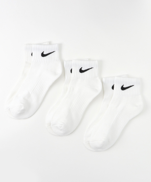 NIKE（ナイキ）の「WEGO/NIKE 3Pソックス（ソックス/靴下・レディース・ホワイト/ブラック/その他・MEDIUM）」の2枚目の写真