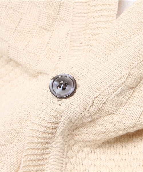 Blue Standard (ブルースタンダード)の「綿麻ロングカーディガン(カーディガン/ボレロ・メンズ・ベージュ/ネイビー・LARGE/MEDIUM)」の8枚目の写真