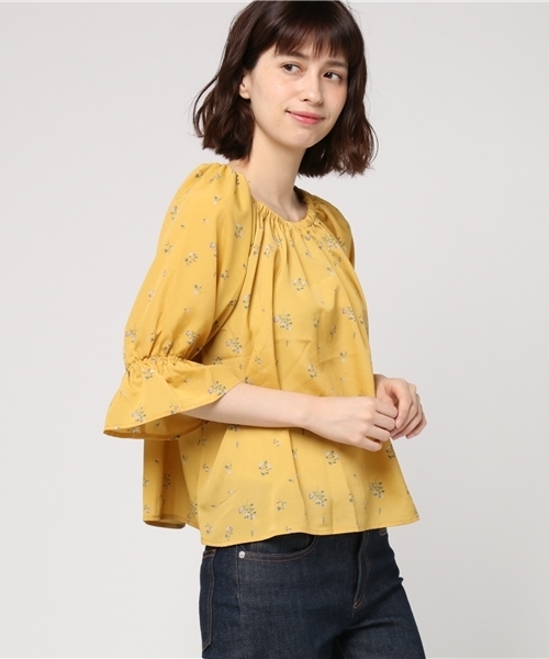 Honeys（ハニーズ）の「スモックブラウス（シャツ/ブラウス・レディース・ブラック系その他/レッド系その他/イエロー系その他/ホワイト系その他・M/L）」の3枚目の写真