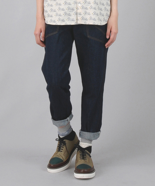 Wrangler(ラングラー)の「Wrangler DENIM PANTS(デニムパンツ・レディース・ネイビー・02/01/03)」の4枚目の写真