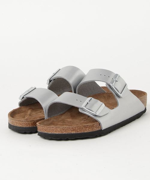 BIRKENSTOCK（ビルケンシュトック）の「BIRKENSTOCK Arizona Birko Flor ビルケンシュトック アリゾナ サンダル（サンダル・メンズ・ホワイト/ダークブラウン/ブラック/シルバー・26.5cm/25.0cm/26.0cm/27.0cm/28.0cm/26cm/27cm/28cm/25cm/24.0cm/28.5cm/24.5cm）」の4枚目の写真